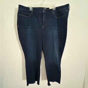 NYDJ Dark blue Barbara bootcut Ankle Jeans, size 24W, NWT